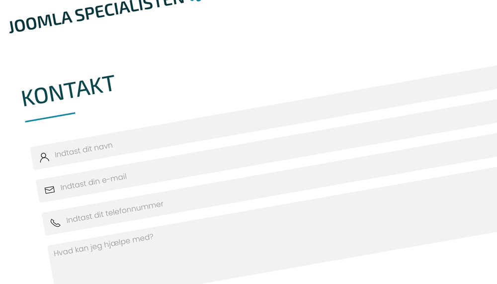 YOOtheme Pro ikoner i RS Form Pro formular